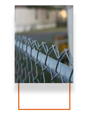 Fence4U crew installing chain link fence in Orlando, FL