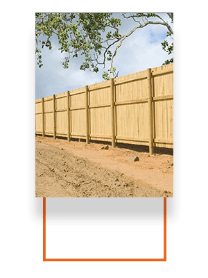 Fence4U crew installing wood privacy fence in Orlando